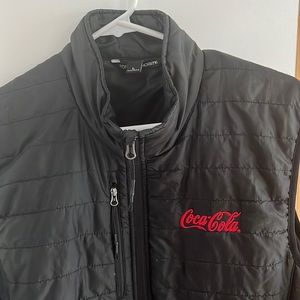 Coca-Cola mens L black vest